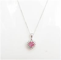 Halskette Lucciole Gioielli Dame in Weißgold Zaffiro 0.7 Ct A - A